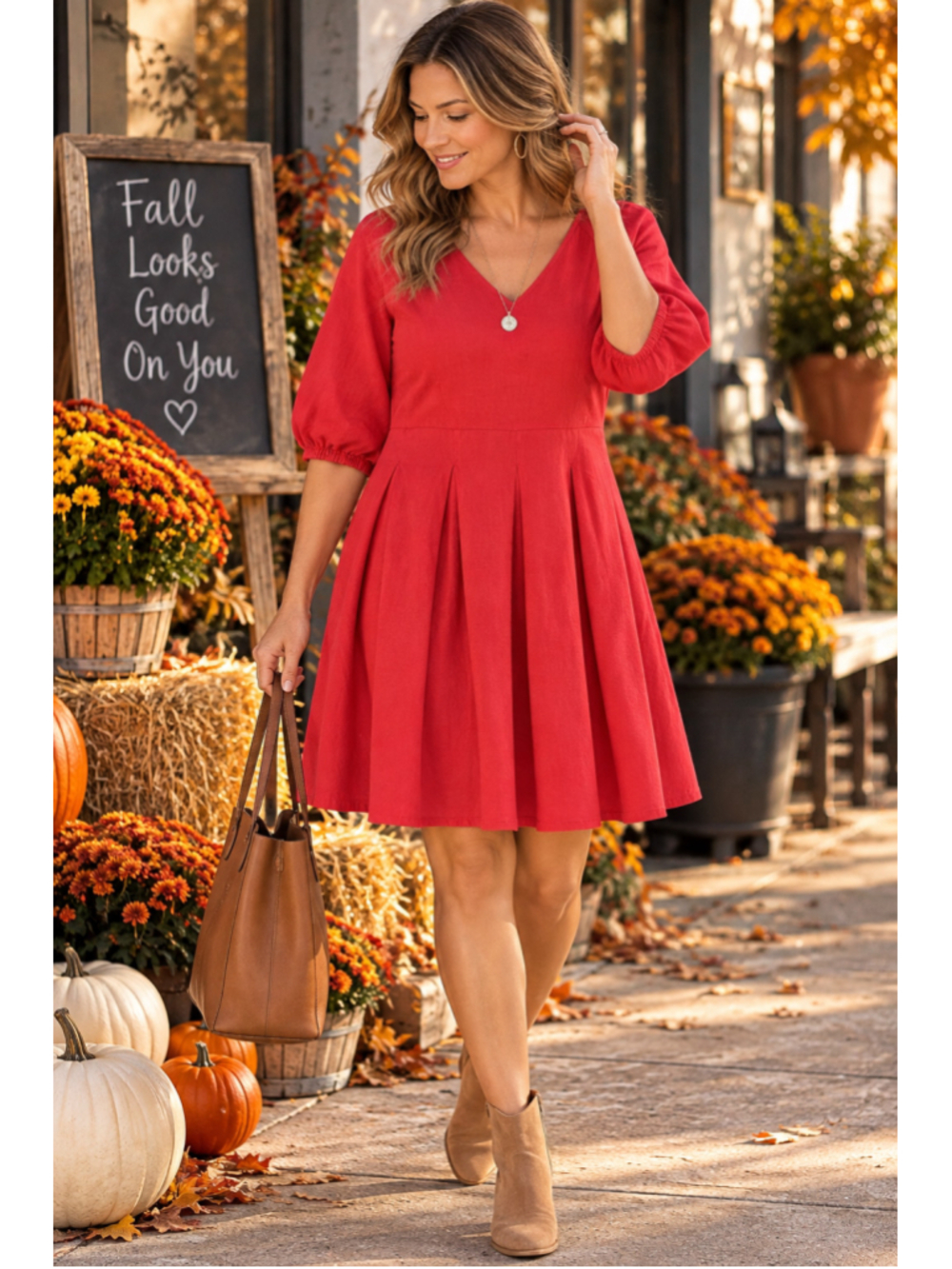 Women's Universal Thread Red Lined Mini Dress Size M